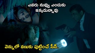 వెన్నులో వణుకు పుట్టించే సీన్  Chiru Sarja Sharmiela Mandre Telugu Movie Scenes [upl. by Artenek]