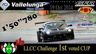 Vallelunga 19102024 LLCC Challenge best lap wetdamp [upl. by Aguste]