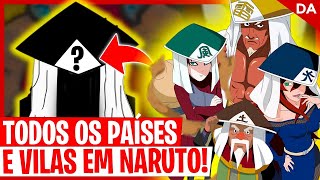 CONHEÇA TODAS AS VILAS OCULTAS E PAÍSES EM NARUTO E BORUTO [upl. by Byrom]