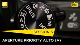 Nikon School DSLR Tutorials  Aperture Priority Auto A  Session 5 [upl. by Grube441]