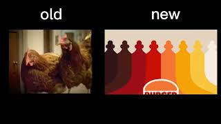 Burger King chicken fries Old VS New commercial [upl. by Awad]