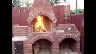 Gratar de gradina din caramida zilele 67  Brick BBQ day 67 [upl. by Cade]