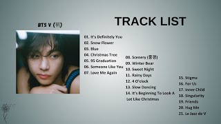 Kim Tae Hyung Songs BTS V 뷔 DISCOGRAPHY • Playlist on Shuffle • [upl. by Eniak]