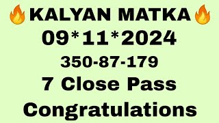 𝐊𝐚𝐥𝐲𝐚𝐧 𝐒𝐚𝐭𝐭𝐚 𝐌𝐚𝐭𝐤𝐚 09112024  𝐒𝐭𝐫𝐨𝐧𝐠 𝐉𝐨𝐝𝐢 𝐓𝐨𝐝𝐚𝐲  𝐊𝐚𝐥𝐲𝐚𝐧 𝐂𝐡𝐚𝐫𝐭  𝐊𝐚𝐥𝐲𝐚𝐧 𝐓𝐫𝐢𝐜𝐤 𝐓𝐨𝐝𝐚𝐲  𝐊𝐚𝐥𝐲𝐚𝐧 𝐌𝐚𝐭𝐤𝐚 [upl. by Brewer358]