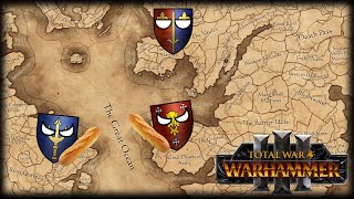 The Great Charge of Bretonnia Warhammer 3 Multiplayer [upl. by Ahtnamas514]