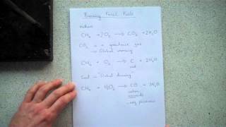 GCSE Science burning fossil fuels [upl. by Atem]