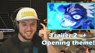 My Hero Academia Season 7 Trailer 2  OP Preview REACTION [upl. by Maisel]