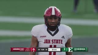 Week 4 Jacksonville State Vs Eastern Michigan College football 25 91424 [upl. by Gelhar]