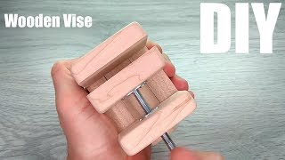 Mini WoodWorking Vise DIY [upl. by Acisey]