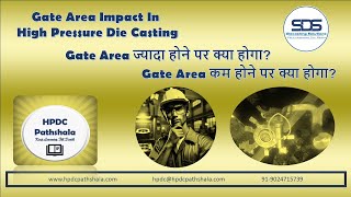 Gate Area Impact In High Pressure Die Casting II SDS II Hpdc Pathshala II Hpdc II Die Casting II [upl. by Sutit]