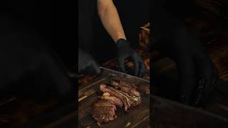 Cast Iron Pan Seared TBone Steak 🥩 asmr cooking [upl. by Maurer273]