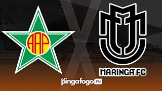 PORTUGUESARJ X MARINGÁ  Brasileirão Série D oitavas  ida   Narração AO VIVO ⚽ [upl. by Jess922]