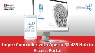 Clustered or Distributed Controller with Aperio RS485 HUB Integration  Access Portal v5 [upl. by Illil]