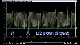 VW A4 19L BEW TDI Cam amp Crank Waveform [upl. by Htehpaj811]