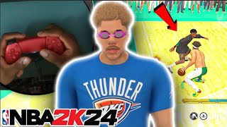 BEST DRIBBLE MOVES FOR 66  ON NBA2K24 HAND CAM GAMEPLAY THESE SIGS CHANGED MY LIFE [upl. by Anirda]