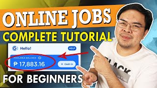 Online Jobs at Home Philippines  For Beginners Complete Tutorial [upl. by Anawat260]