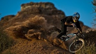 Freestyle MTB group ride with Andreu Lacondeguy [upl. by Ahsekat]