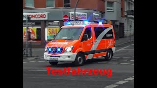 Testfahrzeug│NEF 5105 ► Berliner Feuerwehr  FW 5100  Neukölln [upl. by Ahsiemal156]