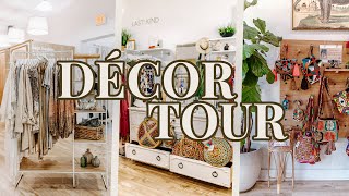 Boho Boutique Tour  Decor and Interior Design Ideas [upl. by Refinnaej766]