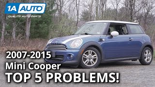 Top 5 Problems Mini Cooper Hatchback 20072013 2nd Generation [upl. by Itsirc]