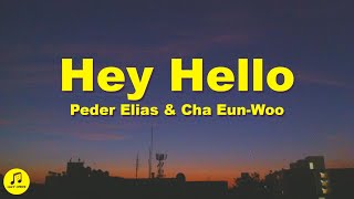 Peder Elias CHA EUNWOO  Hey Hello Lyrics [upl. by Ahsieni868]