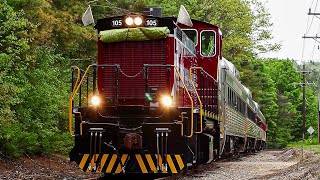 The Granite State Scenic Railroad End Cabs on The Boston and Maine [upl. by Ennovaj798]