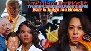 Kamala Harris Humiliated By Trump Candace Owens Bret Bair amp Judge Joe Brown obama kamalaharris [upl. by Enelrahs]