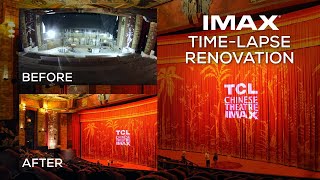 TCL Chinese Theatre IMAX Renovation  Time Lapse Video [upl. by Atirehgram]