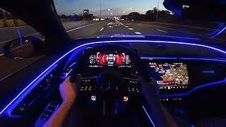 The New Mercedes AMG E53 E Class 2025 NIGHT Test Drive [upl. by Nirhtak]