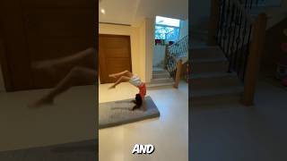 New flexibility challenge in gymnastics Cartwheel bridge roll [upl. by Florella243]