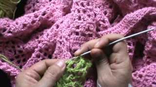 CHALECO TEJIDO A CROCHET 3 DE 3 [upl. by Sirod]