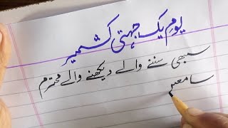 Youm E Yakyehti Kashmir  Essay In Urdu [upl. by Ecarret]