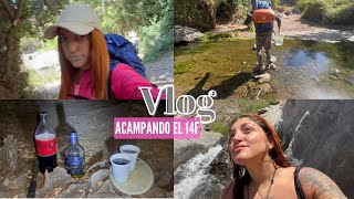 Trekking y acampada en el cajón del maipo  13 y 14 de febrero  Vlog [upl. by Epuladaugairam]