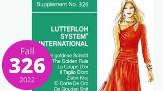 Sewing Patterns Lutterloh System The Golden Rule Fall 2022  no326 [upl. by Ecirual]