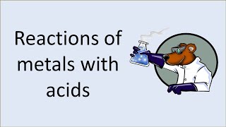 The reactions of metals with acids [upl. by Ane656]