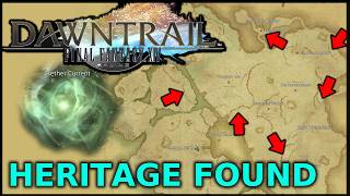 ALL Heritage Found Aethercurrent LOCATIONS  Visual Guide  FFXIV Dawntrail patch 70 [upl. by Idelson]