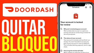 Cómo QUITAR El BLOQUEO En DOORDASH  Tutorial de Doordash Para Principiantes [upl. by Naitsirhk649]