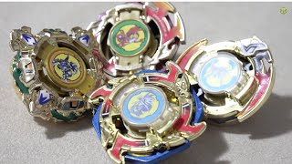 Beyblade DELUXE GOLD SET Unboxing amp Review Sonokong Top Blade  Beyblade Plastic Generation [upl. by Vlada]