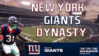 Our Trade is ALREADY Paying Off  New York Giants Dynasty  Episode 2 [upl. by Algie560]