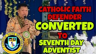 CATHOLIC FAITH DEFENDER  ROBERT GOYO  CONVERSION STORY TO ADVENTIST [upl. by Norvun150]