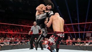 Seth Rollins debuts new facebusting move [upl. by Alyakcm]