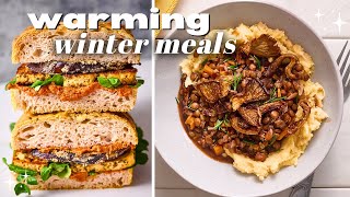 What I Eat In A Day  Warming Winter Meals🧣  vegan recipes [upl. by Mccallion768]