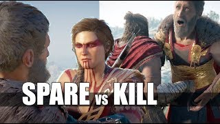 Kassandra amp Alexios  Spare VS Kill Nikolaos All Choices  Assassin’s Creed Odyssey [upl. by Accisej250]