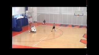 Jim Boeheim of Syracuse Basketball does great Penetrate shooting drill with the GREAT 8000 GUN [upl. by Gertrud]