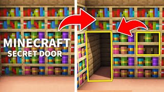 Minecraft How to Make a Working Secret Chiseled Bookshelf Door [upl. by Krefetz]