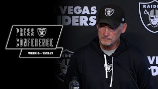 GM Mike Mayock Presser  101321  Las Vegas Raiders  NFL [upl. by Nylirek843]