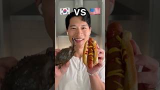 Raw Soy Sauce Crab 🇰🇷 vs Hot Dog 🇺🇸 [upl. by Pare361]