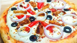 Pizza recipe  Pizza without oven amp cheese [upl. by Radburn]