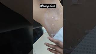 Waxing class students  shorts video  deepamakup [upl. by Euqinue]