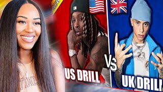 US Drill Vs UK Drill 2023 REACTION [upl. by Eleda]